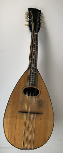Vintage bowl back mandolin - back,
