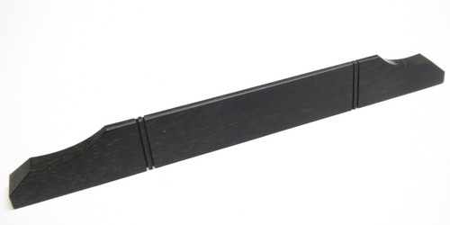 Ebony mandolin bridge blank - mandolin,