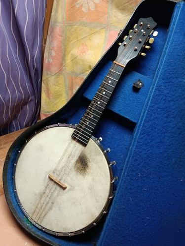 Vintage banjo john grey - john,
