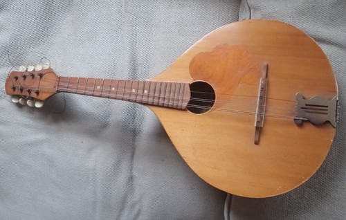 Vintage rare mandolin - vintage, flat