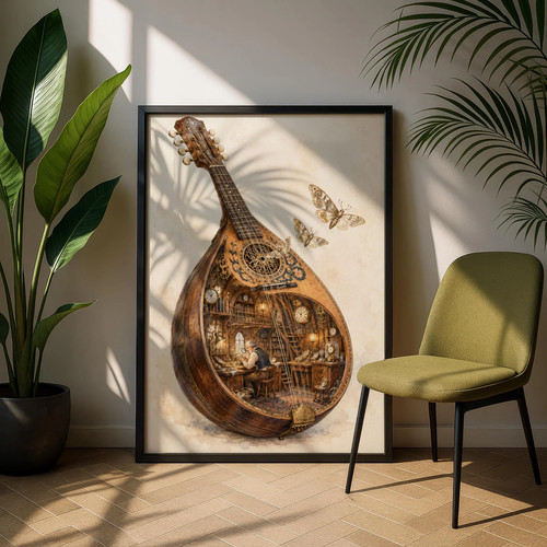 Mandolin clockmaker workshop - mandolin,