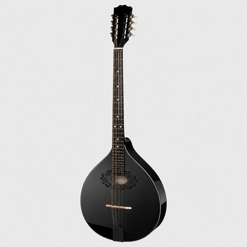 Black octave mandolin short - black,